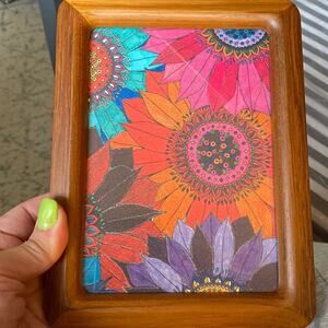 5”x7” original print with glitter